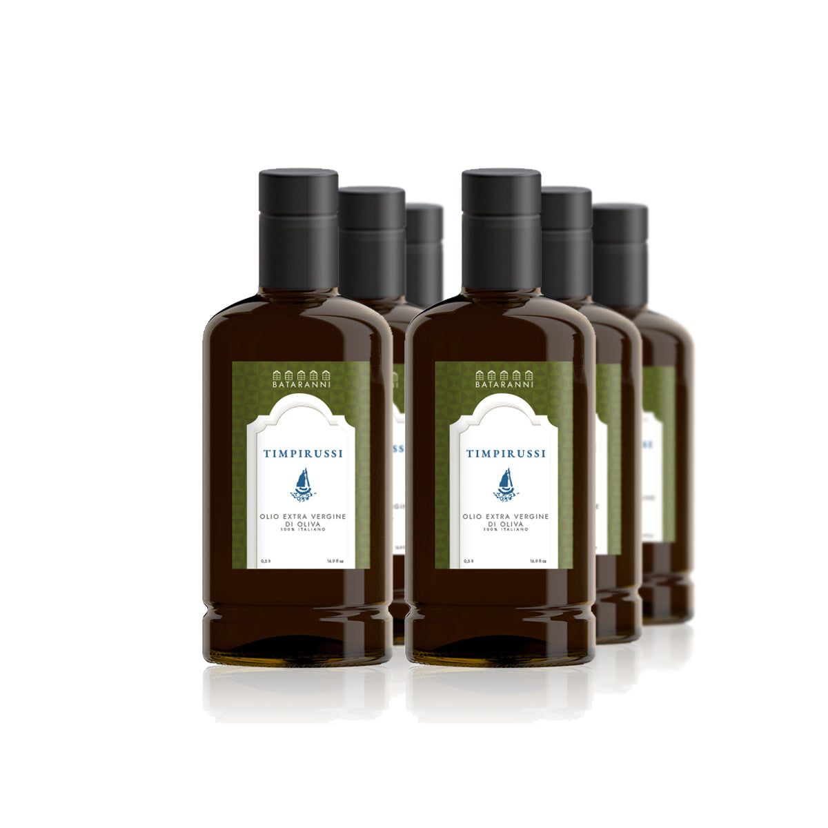 Timpirussi - Olio Extravergine di Oliva blend (BOX 6 bottiglie)