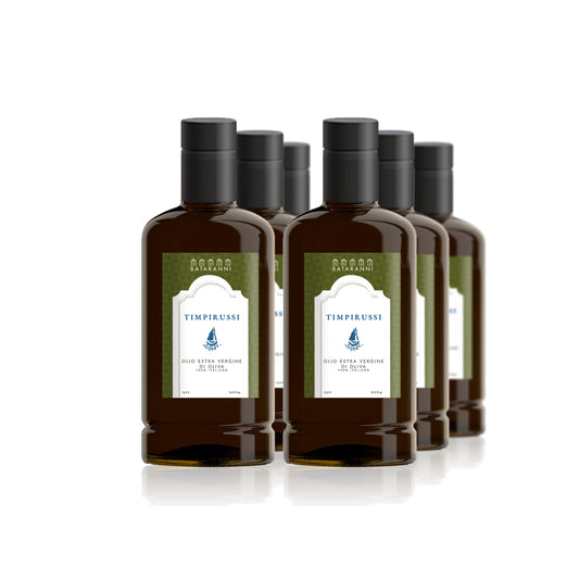 Timpirussi - Olio Extravergine di Oliva blend (BOX 6 bottiglie)