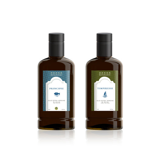 Princìpiu + Timpirussi - Olio Extravergine di Oliva 2 bottiglie (bozza da completare)